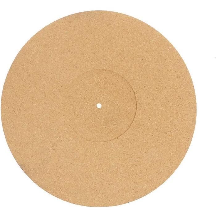 Encastré Tapis de plateau platine encastré Audiophiles Antistatique 2,5-8 58bh Tapis de platine en liège pour disque vinyle 