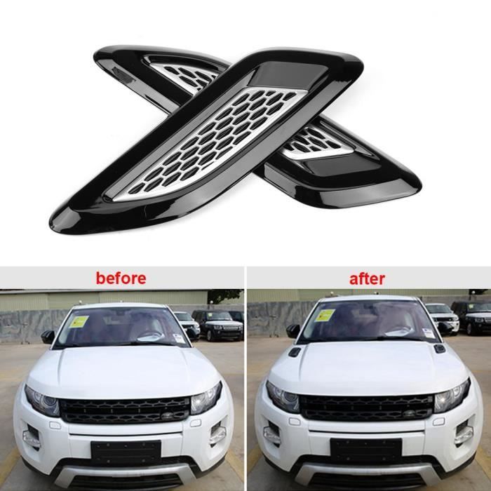 Enjoliveur D Aile Sortie Hotte Exterieure Range Rover Evoque 12 18 Noir Et Argent Achat Vente Amenagement Interieur Enjoliveur D Aile Sortie Cdiscount