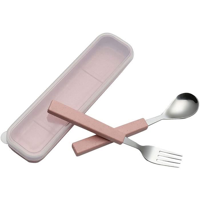 Set Couverts Enfants Avengers Hulk - Fourchette & Cuillère En Acier Inoxydable, Sans BPA - Pour Apprendre à Manger Seul - 3