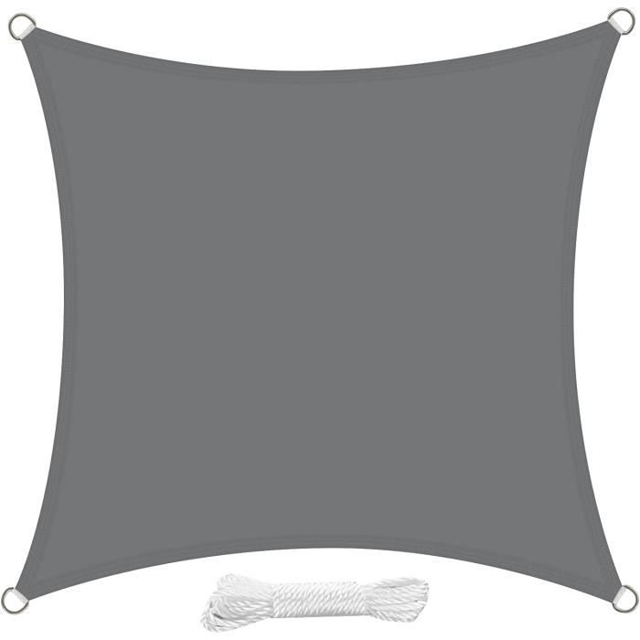 Voile D'Ombrage Rectangulaire 3X3M Respirant Toile Ombrage Une Protection Des Rayons Uv Pour