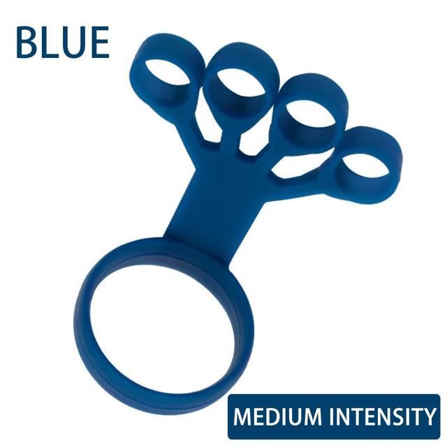 Bleu - Extenseur de doigts en silicone, pince à main, poignée