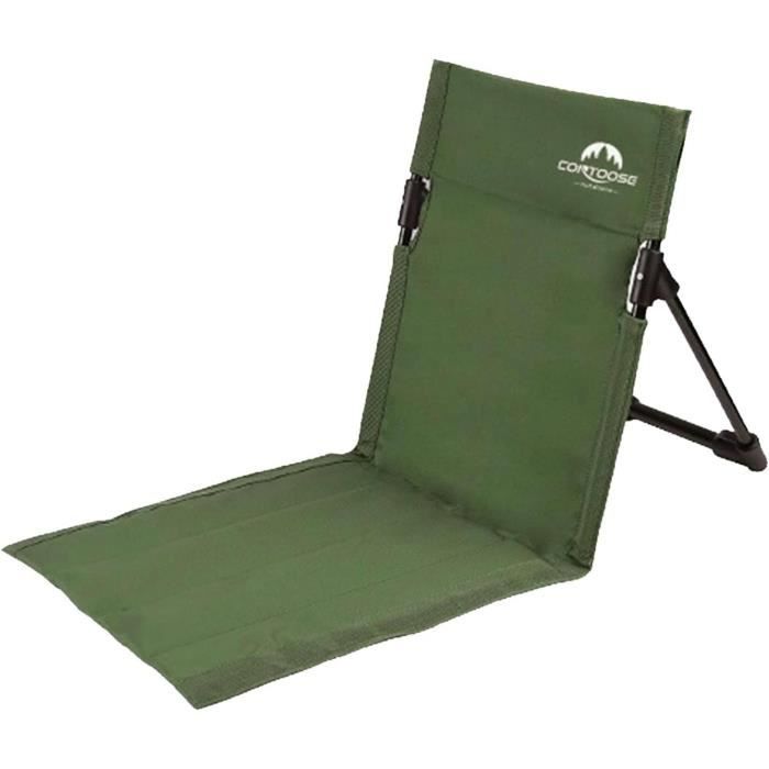 Chaise De Camping Pliante Camp & Go XXL Rembourrée En Polyester Vert Grpjc01 454 1 332000807