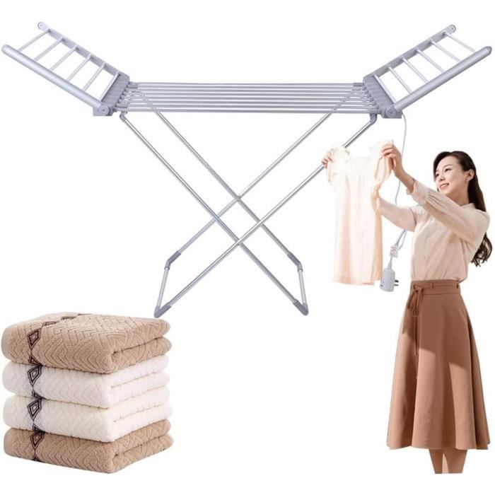 Étendoir à linge électrique pliable à ailes drywing innovagoods 20 barres 230 w