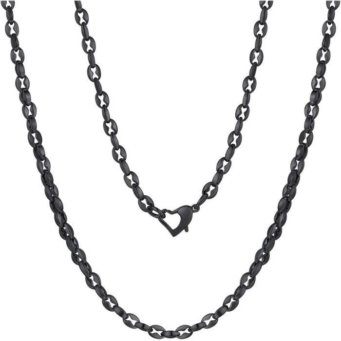 Collier maille gourmette Acier inoxydable