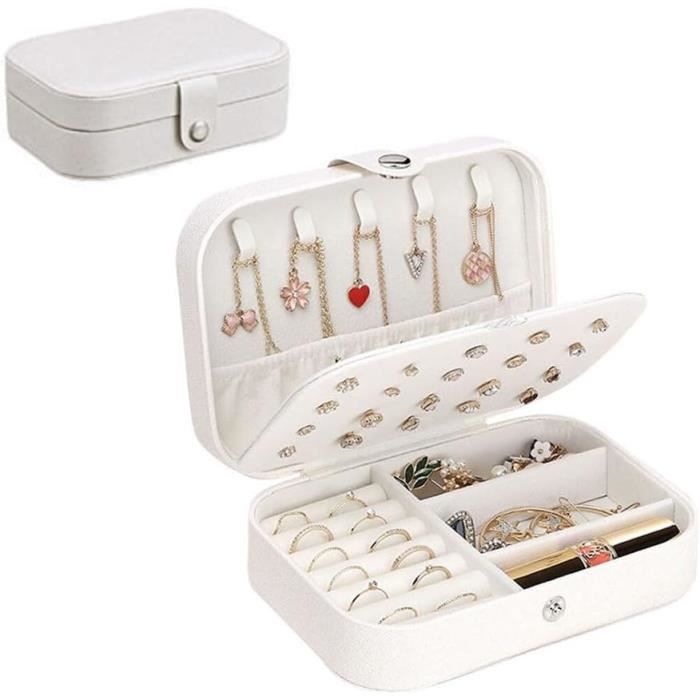 Boîte À Bijoux,Boîte À Bijoux Voyage,Mini Coffret À Bijoux,Stockage ...