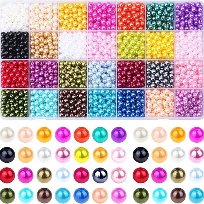 Kit Fabrication Bracelets Halloween - Perles Verre, Charmes Citrouille, Chat Fantôme - 6 Bracelets - Débutants - 5