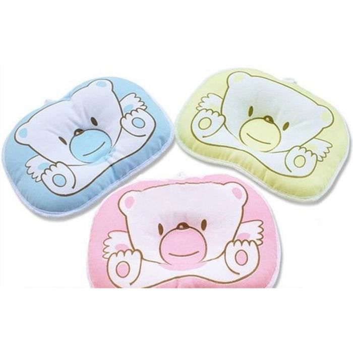 Avec Une Taie Doreiller Bleu Oreiller Bebe Anti Tete Plate Pour Les Nouveau Ne Fille Et Garcon En Mousse A Memoire Coussin Bebe Plagiocephalie Ergonomique Sommeil Coussin Morphologique Bebe Oreillers Et Coussins
