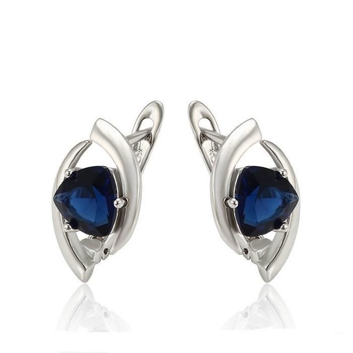 925 Argent Massif Bijoux Beau TURQUOISE Gemme Belle Boucles d'oreilles 1.2" 925 Argent Massif Bijoux Beau TURQUOISE Gemme Belle Boucles d'oreilles 1.2"