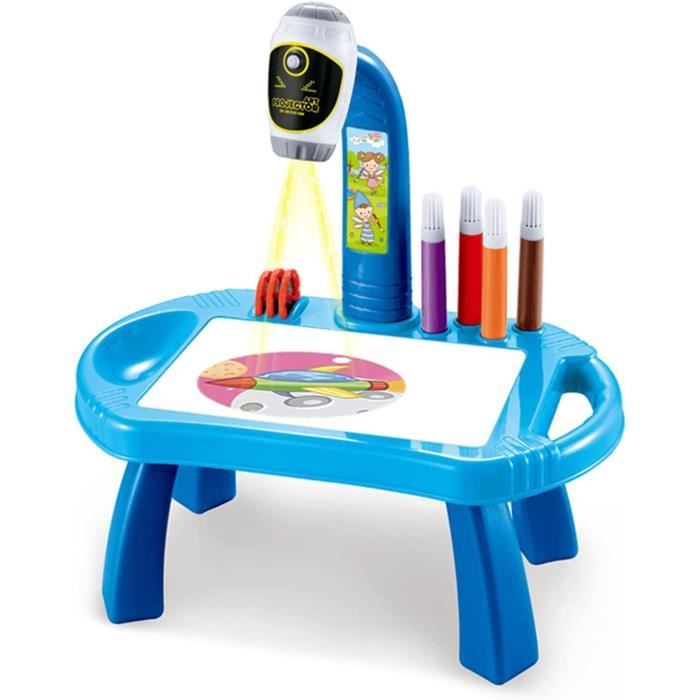 Projecteur D'art Intelligent Pour Le Traçage, Le Dessin, La Peinture, Projection Murale Sur Toile Avec Télécommande Et Support, Projecteur De Croquis Intelligent Outil(White,1.95m