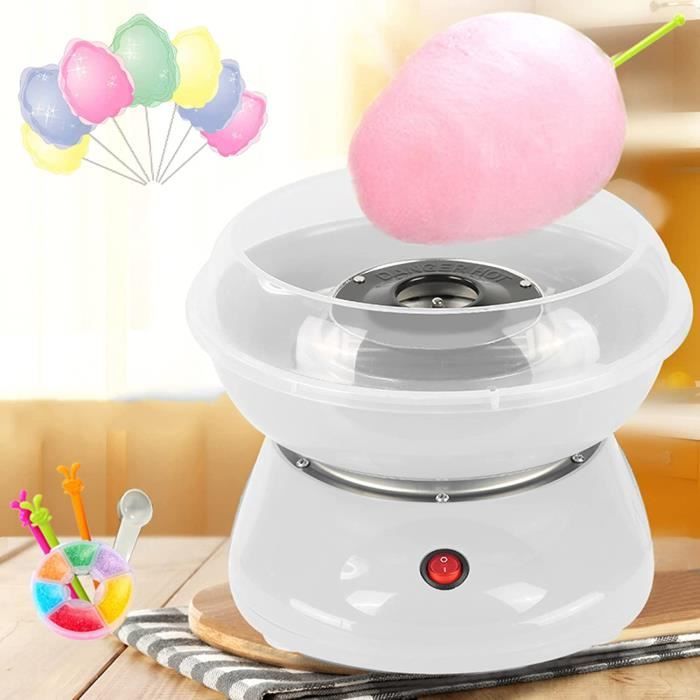 Machine à Barbe à Papa Rose 220V EU - Appareil à Bonbons Pour Enfants Avec Sucre Ou Bonbons Durs, Idéal Anniversaire