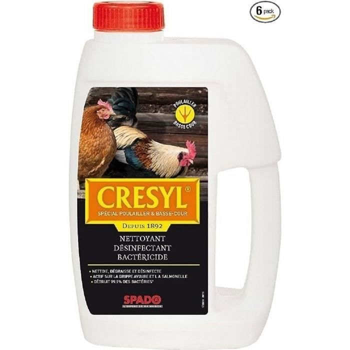 CRESYL - Nettoyant désinfectant poulailler et bass