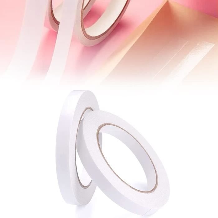Ruban Adhésif Double Face 5 Cm X 40 M – Transparent, Haute Adhésion, Résistant à La Chaleur, Pour Vêtements, Posters, Tissu