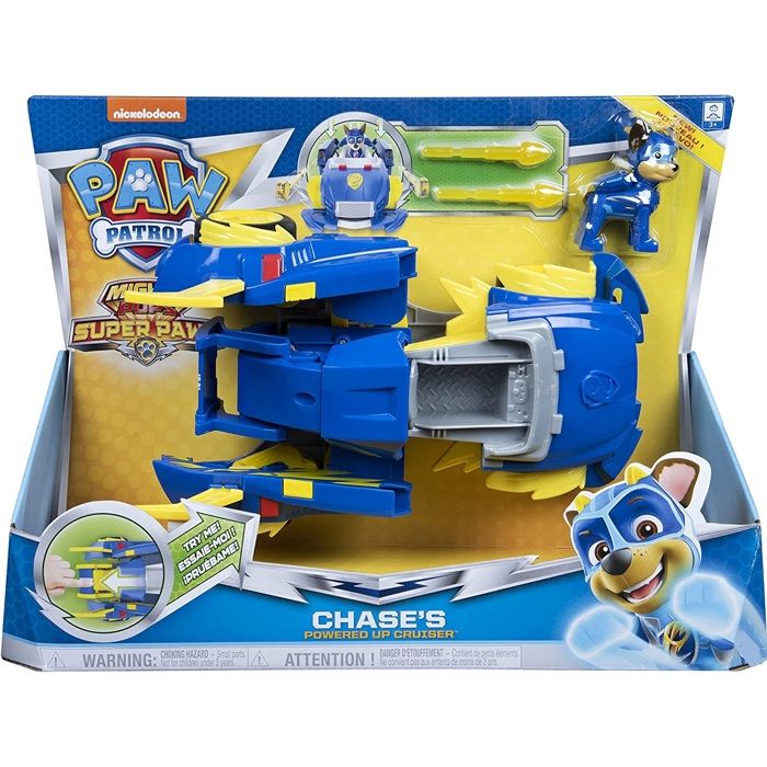 VÉHICULE ET FIGURINE PAT'PATROUILLE (PAW PATROL) LE FILM : VOITURE DE CHASE