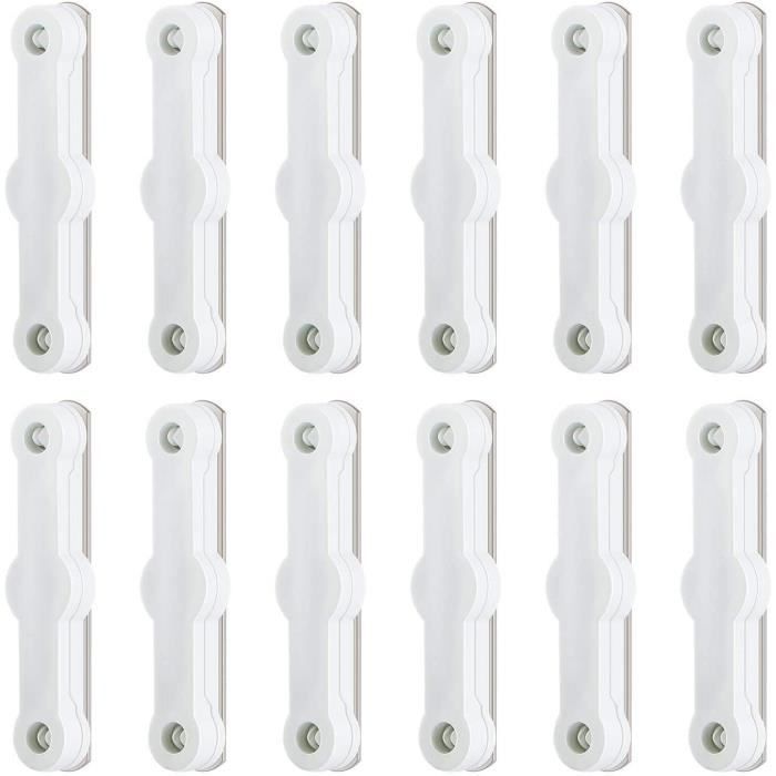 12 Paires De Poids Magnétiques Pour Rideaux De Douche, Imperméables Et Réutilisables, Aimants Pour Rideaux Magnétiques Robustes