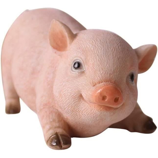 Statue de jardin en forme d'animal de ferme, figurines de cochon