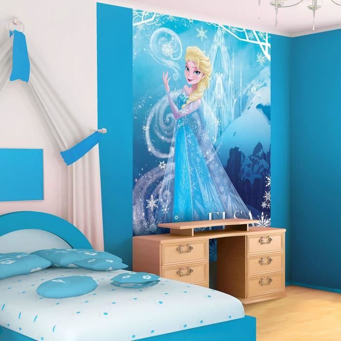 Papier Peint Reine Des Neiges 184x254 Cm Elsa Achat Vente Papier Peint Papier Peint Reine Des Neiges Cdiscount