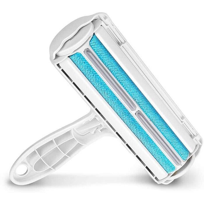 BROSSE-CARDE Brosse Anti Poils Animaux Chat Chien Magique Réutilisable pour Poils Rouleau à Poils D'animaux pour Chien Chat Vêteme