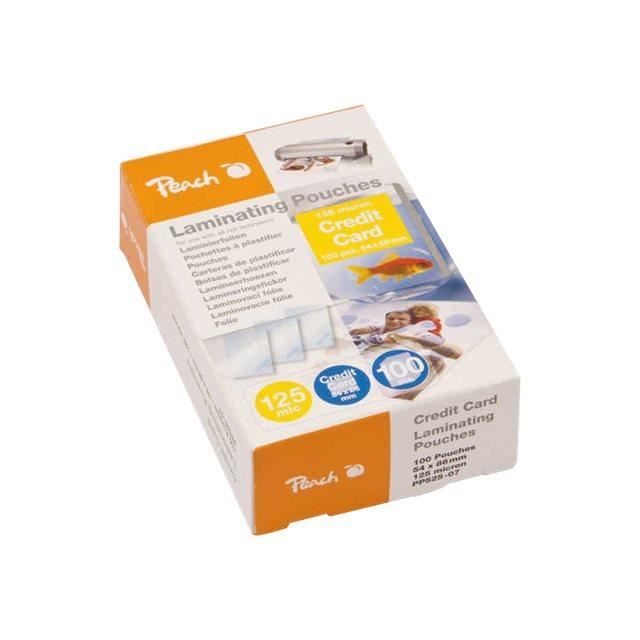 Peach Laminating PP525 Luggage Tags - 125 Micron Pouch Pack Of 100