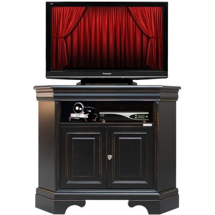 meuble tele d angle noir