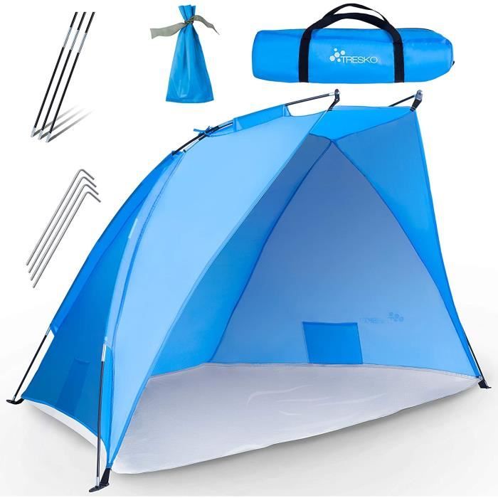Tente De Plage Anti-UV – Déploiement Rapide, 180x125x85 Cm, En Polyester, Avec Sac De Transport, Pour Jardin, Festival, Montagne