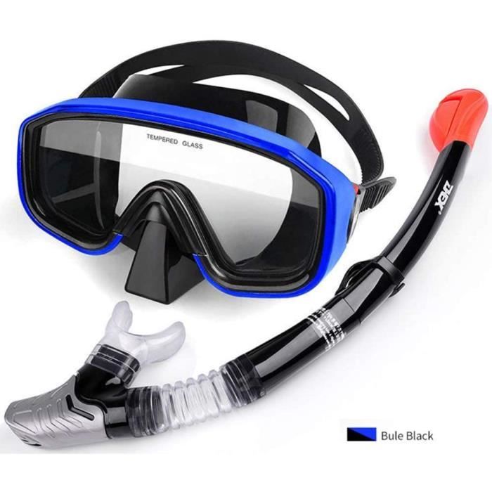 Masque et tuba adulte tuba plongée masque de plongée adulte masque plongée  lunette de vue masque decathlon plongée masque easybrea - Cdiscount Sport