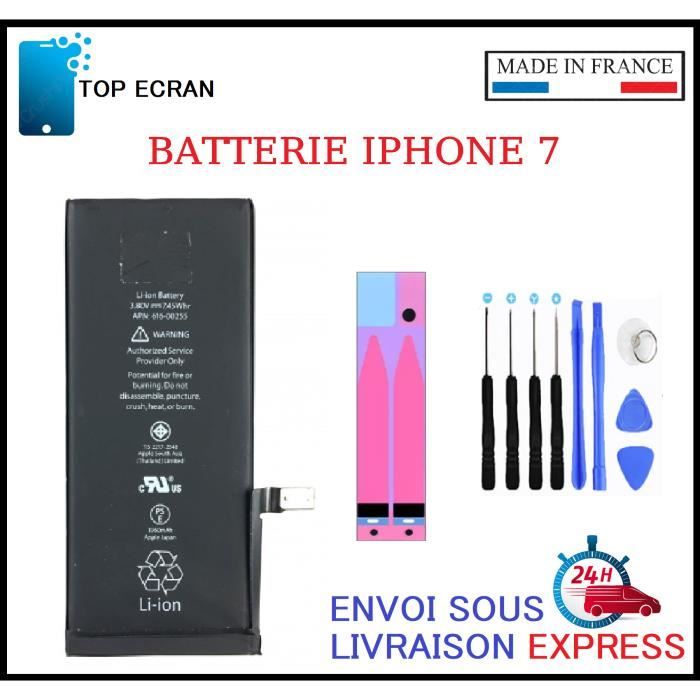 batterie pour Iphone 7 neuf avec kit de reparation et adhesif de fixation