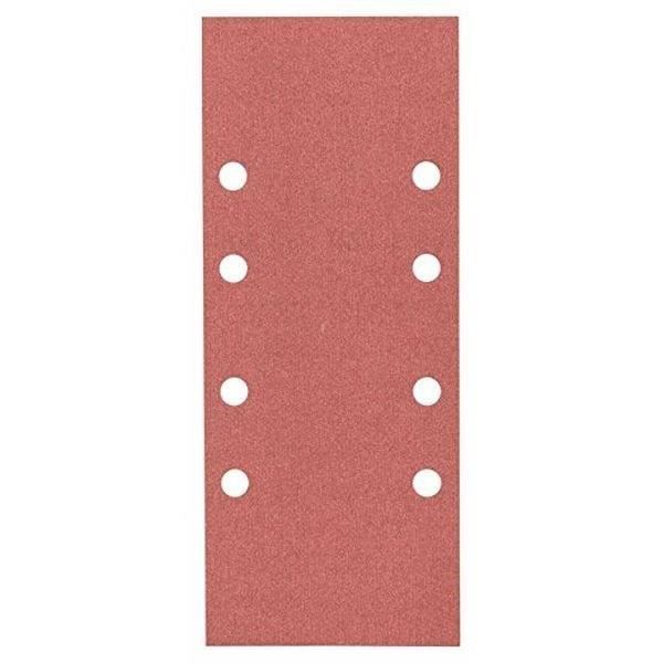 BOSCH Papier abrasif pour ponceuse vibrante avec bande auto-agrippante - Perforé - Grain 180 - 185 x 93 mm