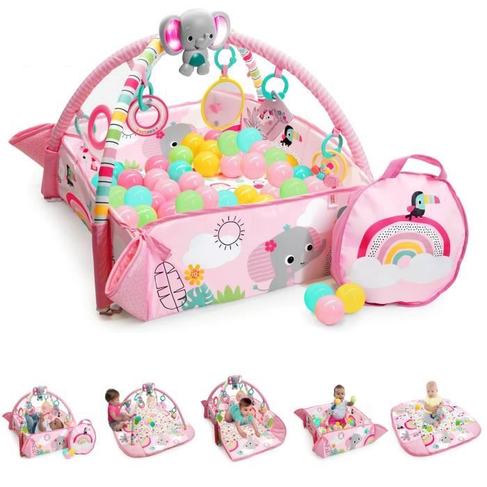 Bright Starts Tapis D Eveil 5 En 1 Arc En Ciel Tropical Cdiscount Puericulture Eveil Bebe