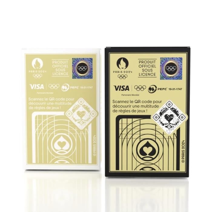 Jeu de cartes - CARTAMUNDI - 10039448 - 54 cartes - JO Paris 2024 - Mixte - 2 joueurs ou plus