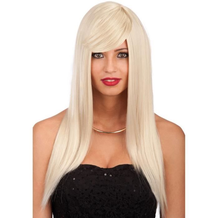 Carnival toys 2498 perruque longue avec franges, violet, one size uygun