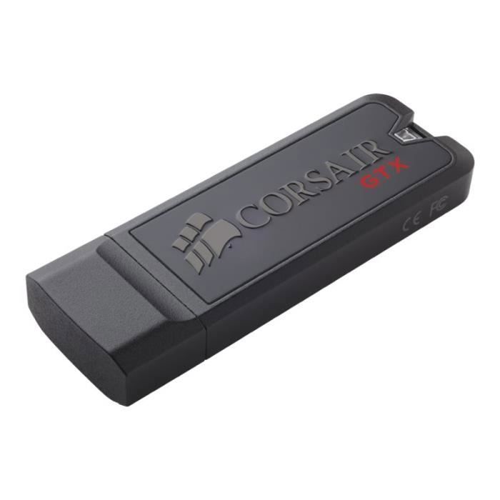 Clé USB - CORSAIR - Flash Voyager GTX - 512 Go - USB 3.1 - Vitesse de lecture jusqu'à 440 Mo/s