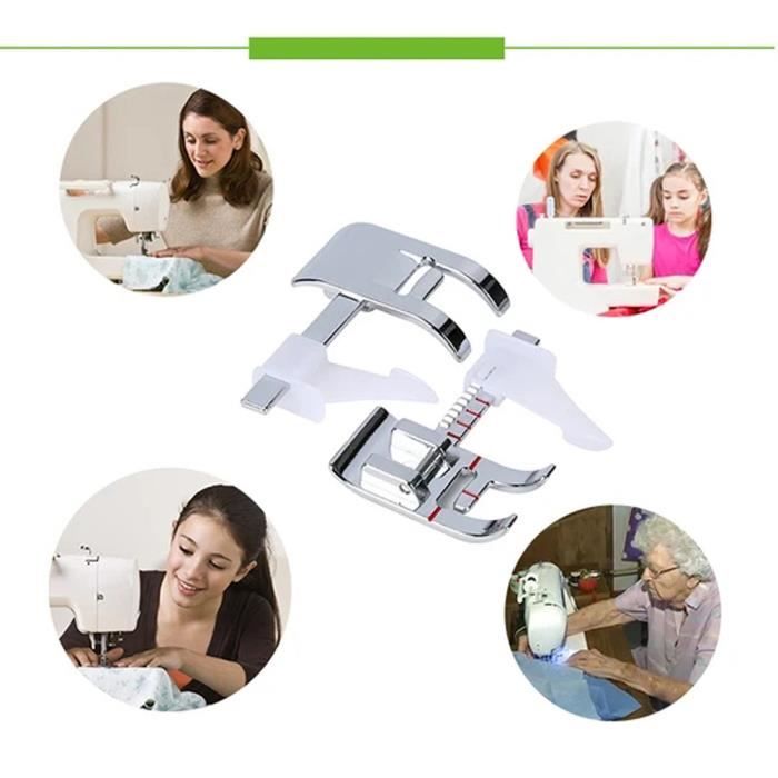 3 COUNT DANS Le Fossé Du Pied-de-biche Pour Machine À Coudre Métal EUR