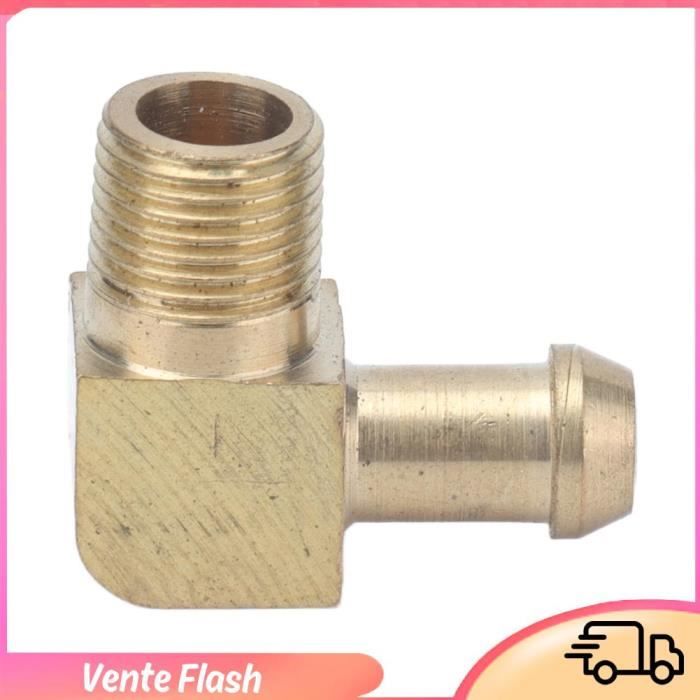 SOURCING MAP Raccord De Tuyau En Laiton Coude à 90 Degrés 1-8 PT Mâle X