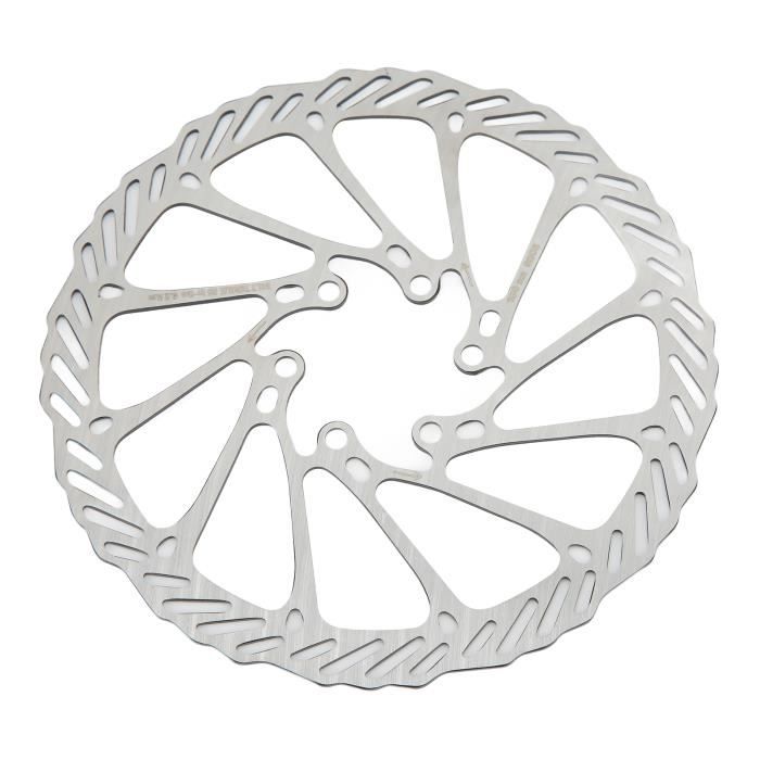 Riloer Rotor de frein à disque flottant de 160 mm pour vélo de route, VTT, montagne, disque de frein à disque flottant en acier inoxydable, jaune