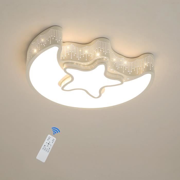Plafonnier,Plafonnier LED Dimmable 33W,Luminaire lustre pour Salon Chambre d'Enfant