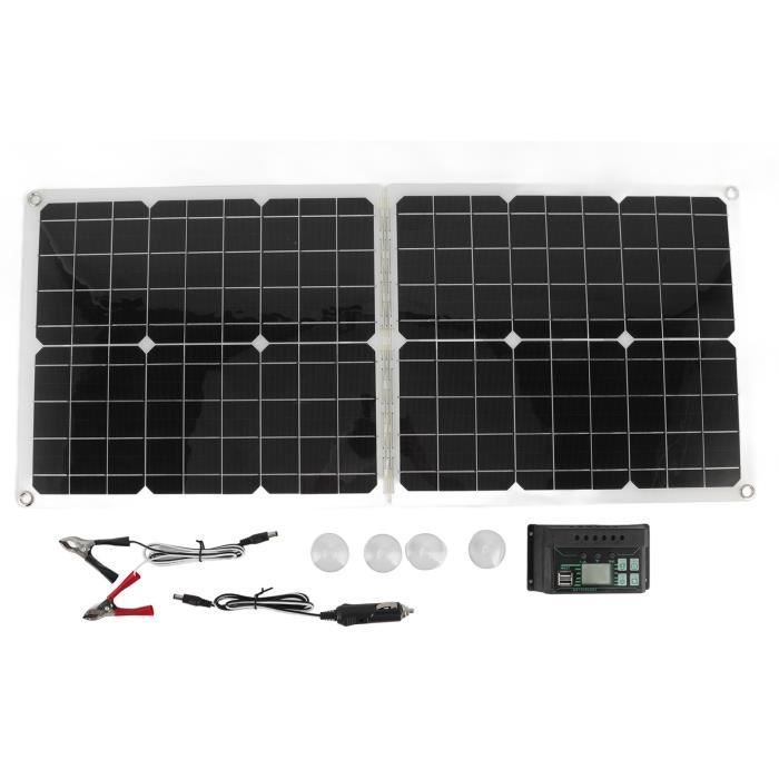 Lot De 2 Panneaux Solaires Polysilicium 0.6W 5V – Dimensions 80x55 Mm – Pour Petits Appareils, éclairage, Projets DIY