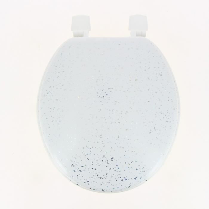 Abattant wc hotsell argent pailleté