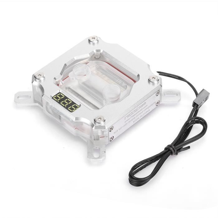Am4 Cpu Refroidisseur D'Eau Bloc Bloc Ordinateur Pc Cpu Bloc De Refroidissement Par Eau