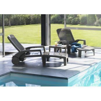 Bain De Soleil Fidji Lot De 2 Grosfillex Co Achat Vente Chaise Longue Bain De Soleil Fidji Lot Cdiscount