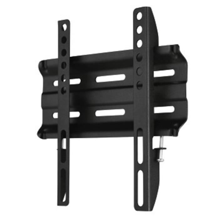 Support mural TV - HAMA - SUP.MUR.1FIXE - Fixe - VESA 200x200 - 25 kg - Noir