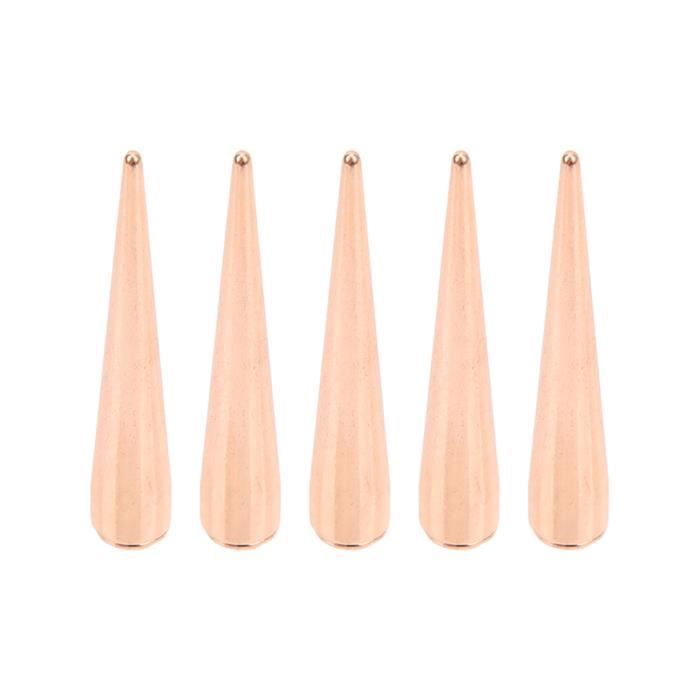9MM x 9mm Goujons en forme de pyramide Rivets Clous à pointes Punk Head