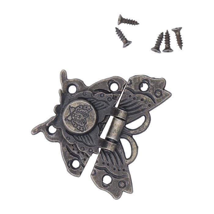 Moraillons Antiques Pour Meubles – Lot De 10 Fermoirs Décoratifs Rétro Pour Boîte à Bijoux, Armoire Ou Tiroir