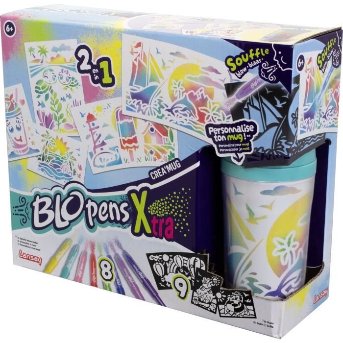 Kit Personnalisation Mug Lansay BLOPENS X-TRA 24337 – 9 Pochoirs Réutilisables - vue 3