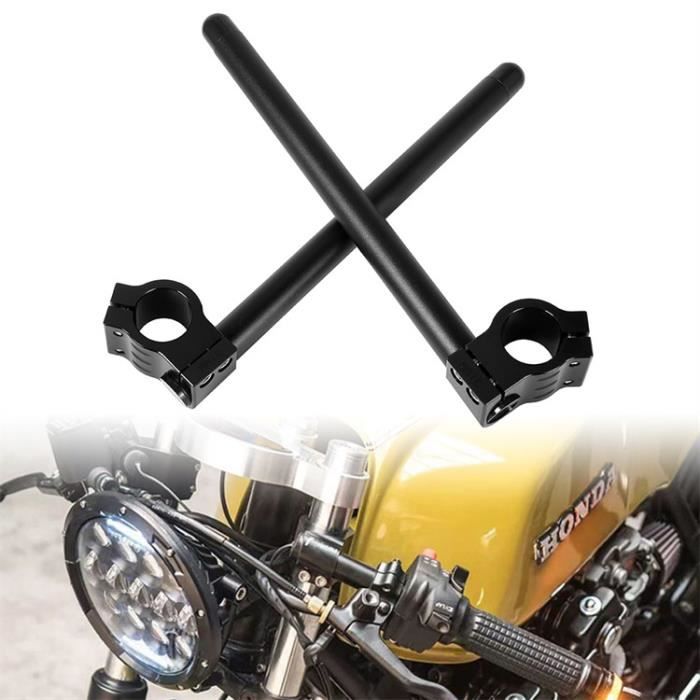Guidon Moto 22mm Rizoma CNC Aluminium - Barre De Guidon Universelle Pour Pit Bike, Tmax, PCX, CB500X, MT07