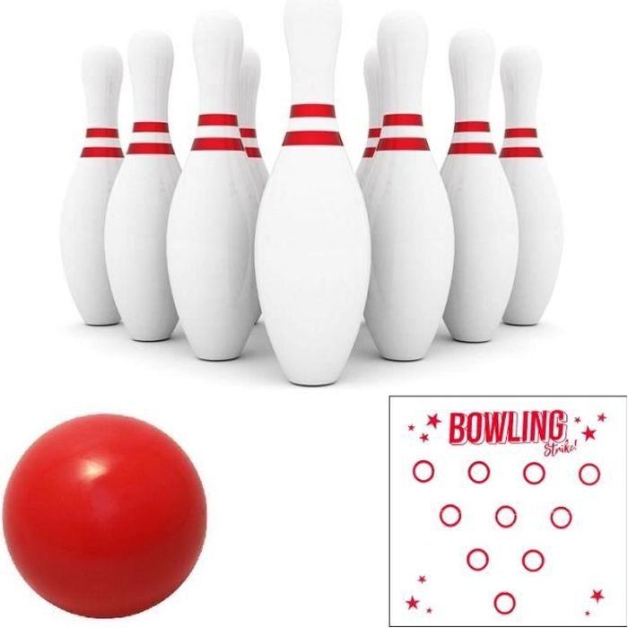 Mini Jeu De Bowling 10 Quilles 1 Balle Et 1 Tapis Quille Jouet Enfant 008 Cdiscount Jeux Jouets