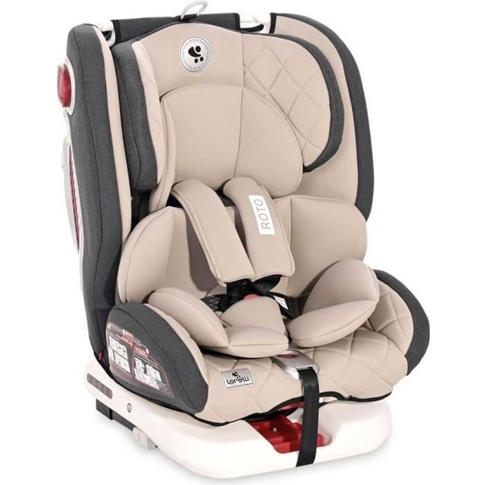 Siège auto bébé ISOFIX groupe 0+/1/2/3 (0-36 kg) ROTO beige - Achat / Vente siège  auto Siège auto bébé ISOFIX grou - Cdiscount