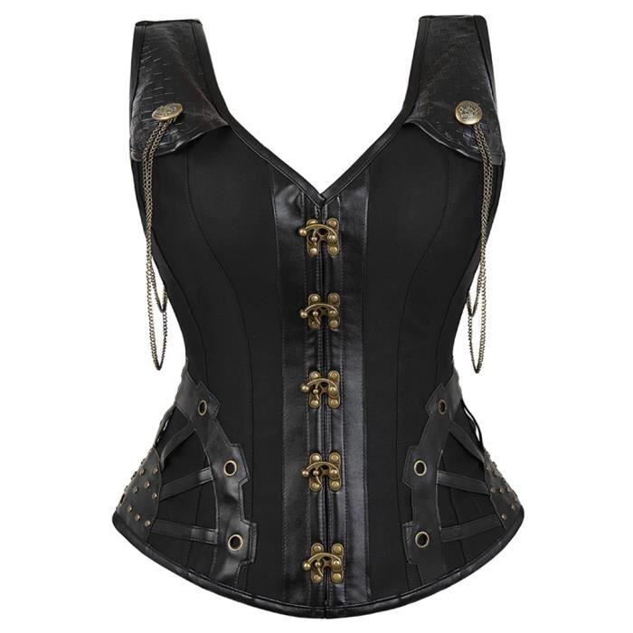 Prix de gros mode design sexy bustier fermeture éclair avant corselect
