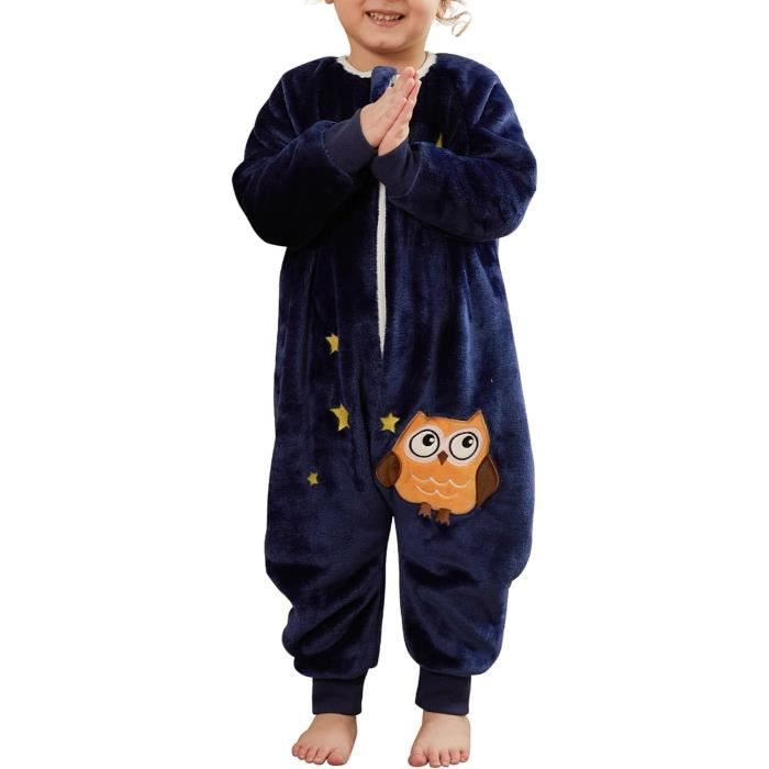 PYJAMA CHEMISE DE NUIT Gigoteuse pour Bebe Fille Garcon Turbulette a Jambes Enfant Manches Longue Flanelle Pyjama Pieds Ash Cdiscount Puericulture Eveil bebe