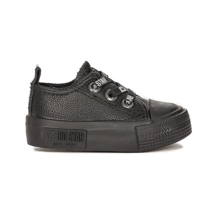 BIG STAR Chaussures - BIG STAR - KK374059 - Noir - Lacets - Bébé - Plat - Canvas - Mixte