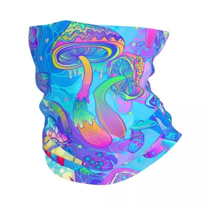 Cache-cou Mandala Coloré - 100% Polyester - Pour Homme Et Femme - Sport, Randonnée, Plage
